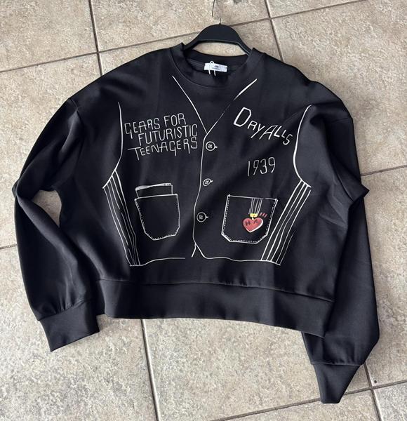 Свитер DIVO (one size) DV184 black (деми)