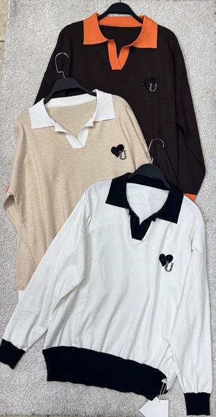 Свитер DIVO (one size) DV258 beige (деми)