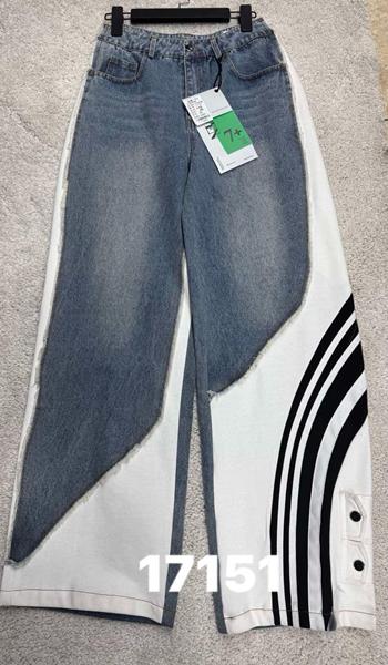 Джинсы DIVO (S-L) 17151 l.blue (деми)