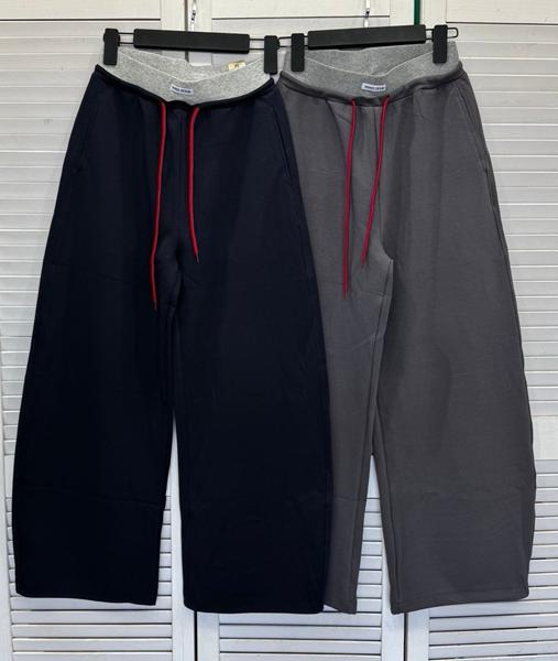 Штаны спорт DIVO (M-XL) DV156 navy (деми)