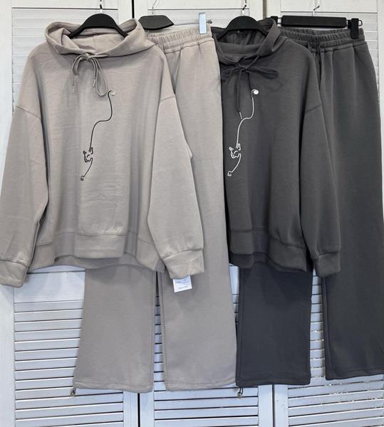 Костюм спорт DIVO (one size) DV313 d.grey (деми)