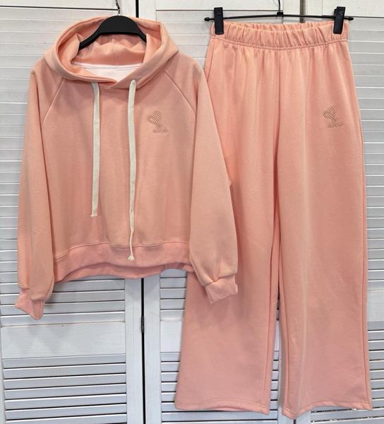 Костюм спорт DIVO (S-L) DV319 peach (деми)