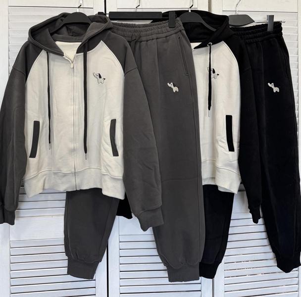 Костюм спорт DIVO (M-XL) DV322 grey (деми)