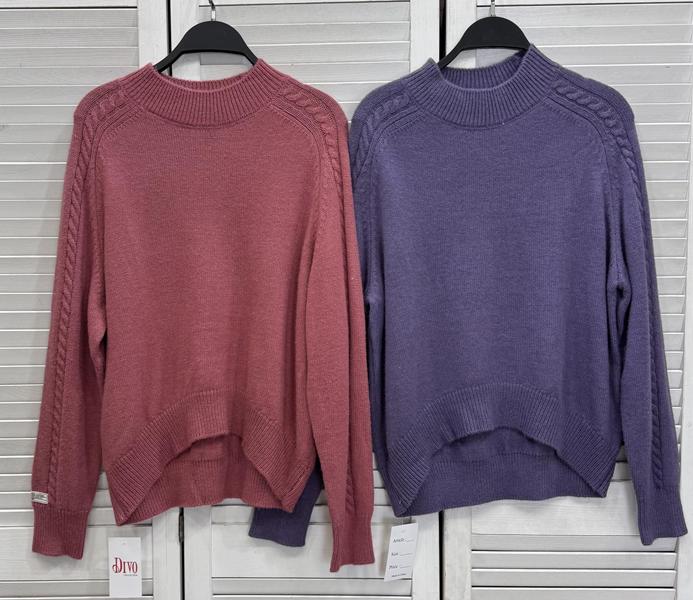 Свитер DIVO (one size) DV367 purple (зима)