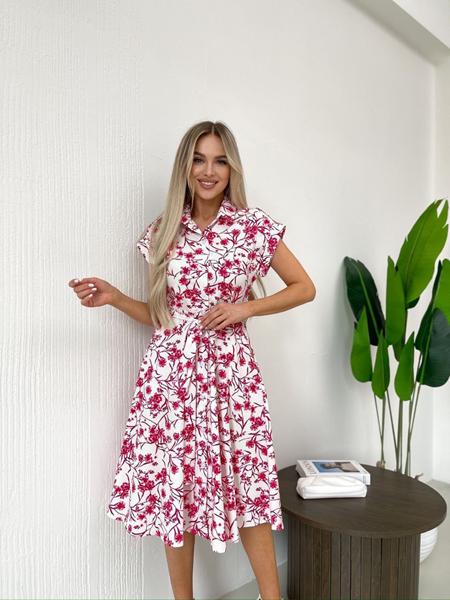 Платье Arina (42-48) 2444 red (лето)