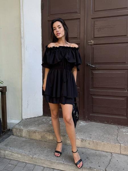 Платье Arina (42-48) 3114 black (лето)