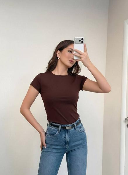 Футболка Arina (42-48) 5148 brown (лето)