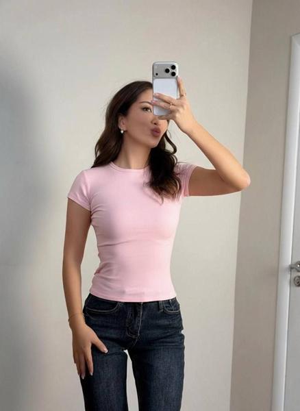 Футболка Arina (42-48) 5148 pink (лето)