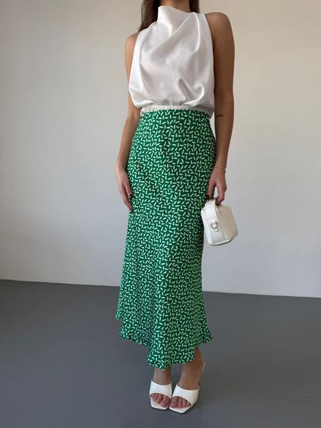 Юбка Arina (42-46) 8066 green (лето)