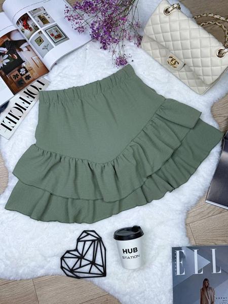 Юбка Arina (42-48) 2447 green (лето)