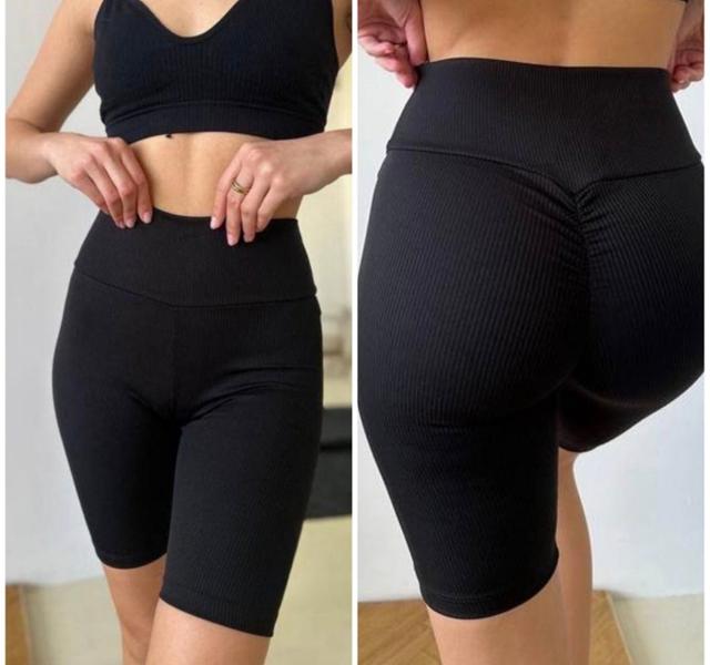 Велосипедки Sport style (S-XL) 5285 black-old-3 (лето)