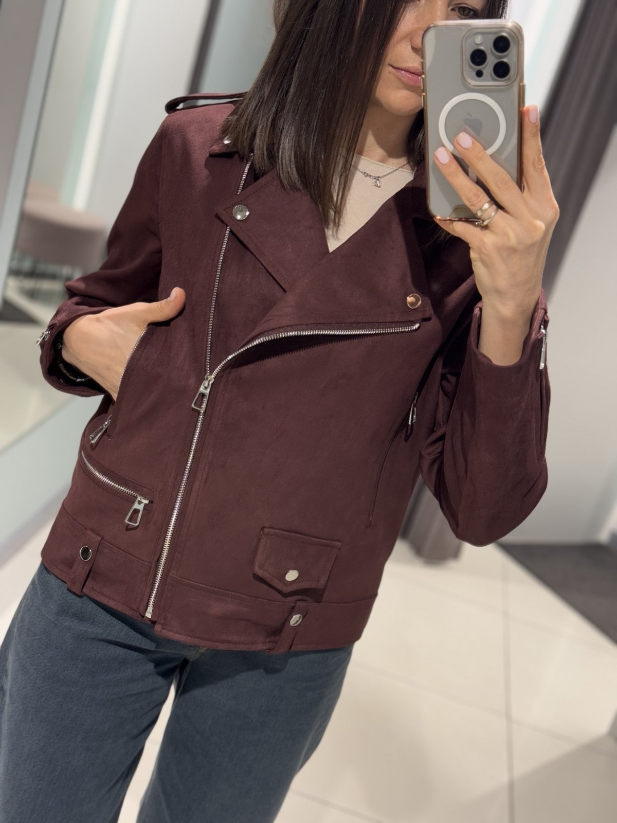 Куртка Comod (S-XL) 17870 brown (деми)