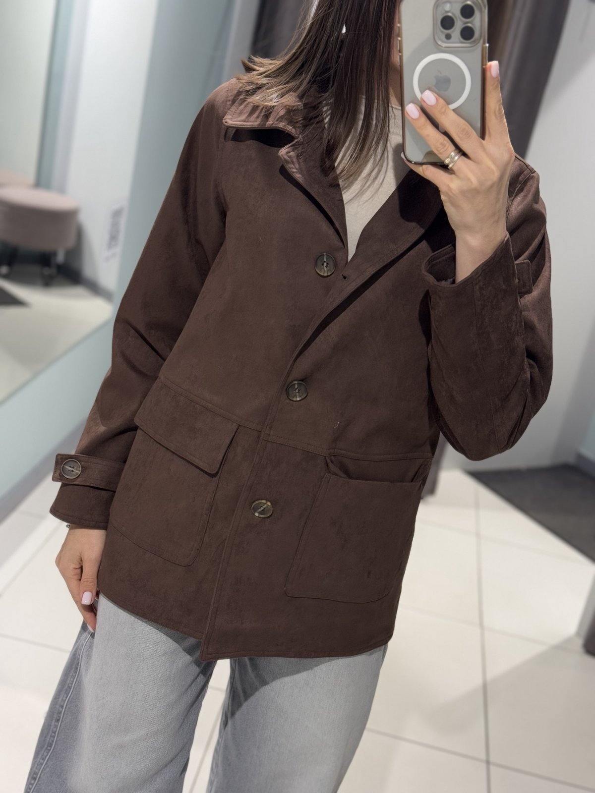 Куртка Comod (S-XL) 17891 brown (деми)