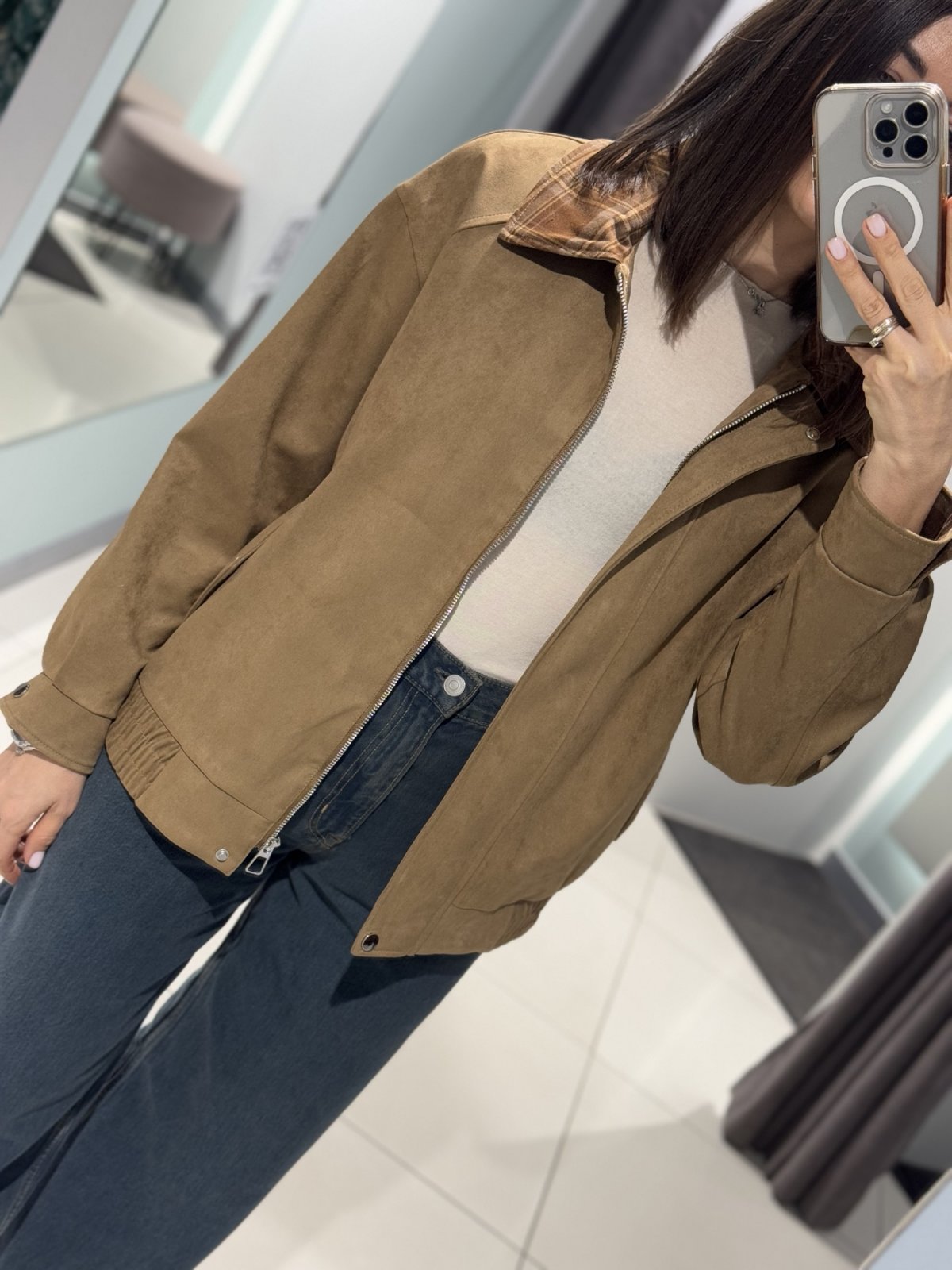 Куртка Comod (S-XL) 17955 beige (деми)