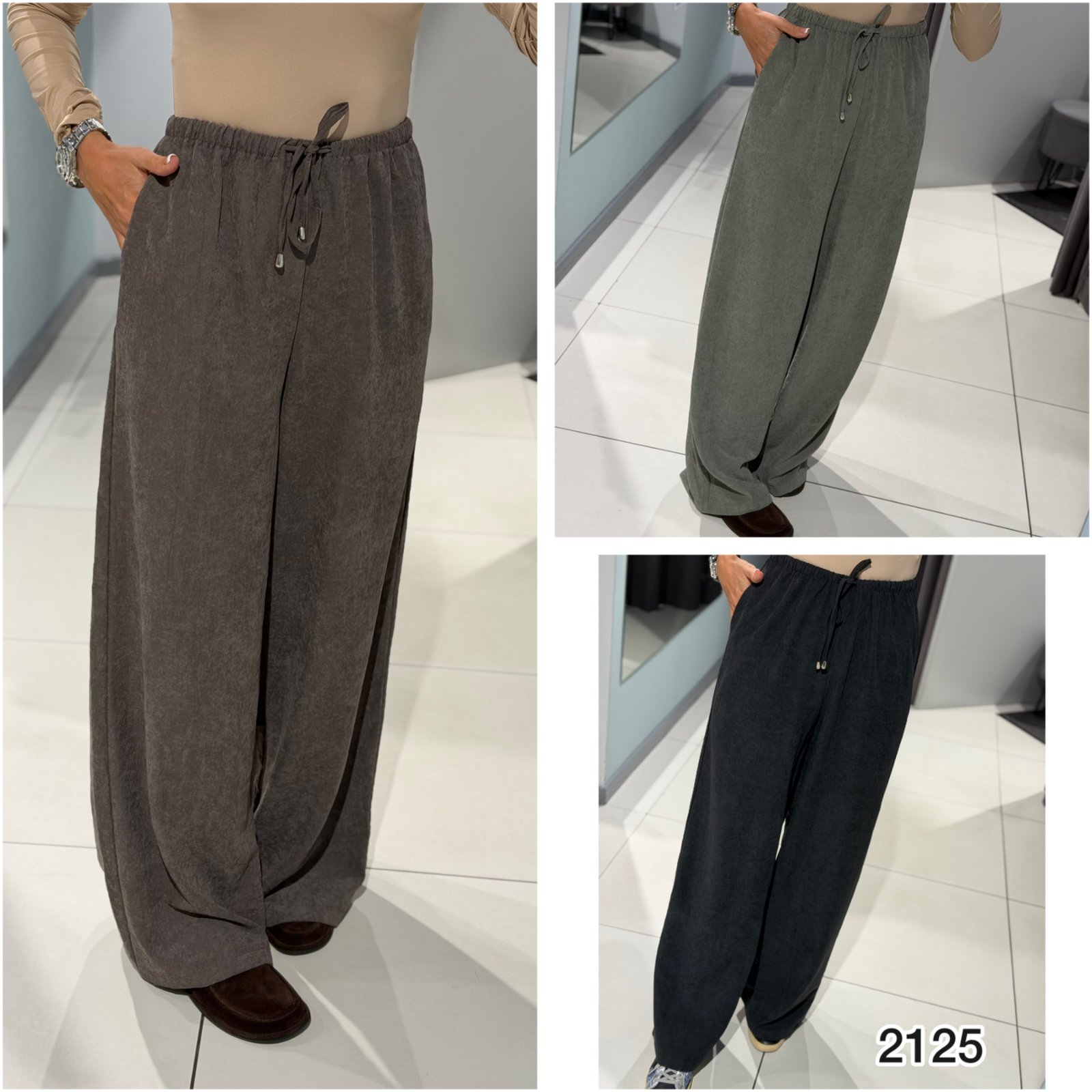 Штаны Comod (S-L) 2125 brown (деми)