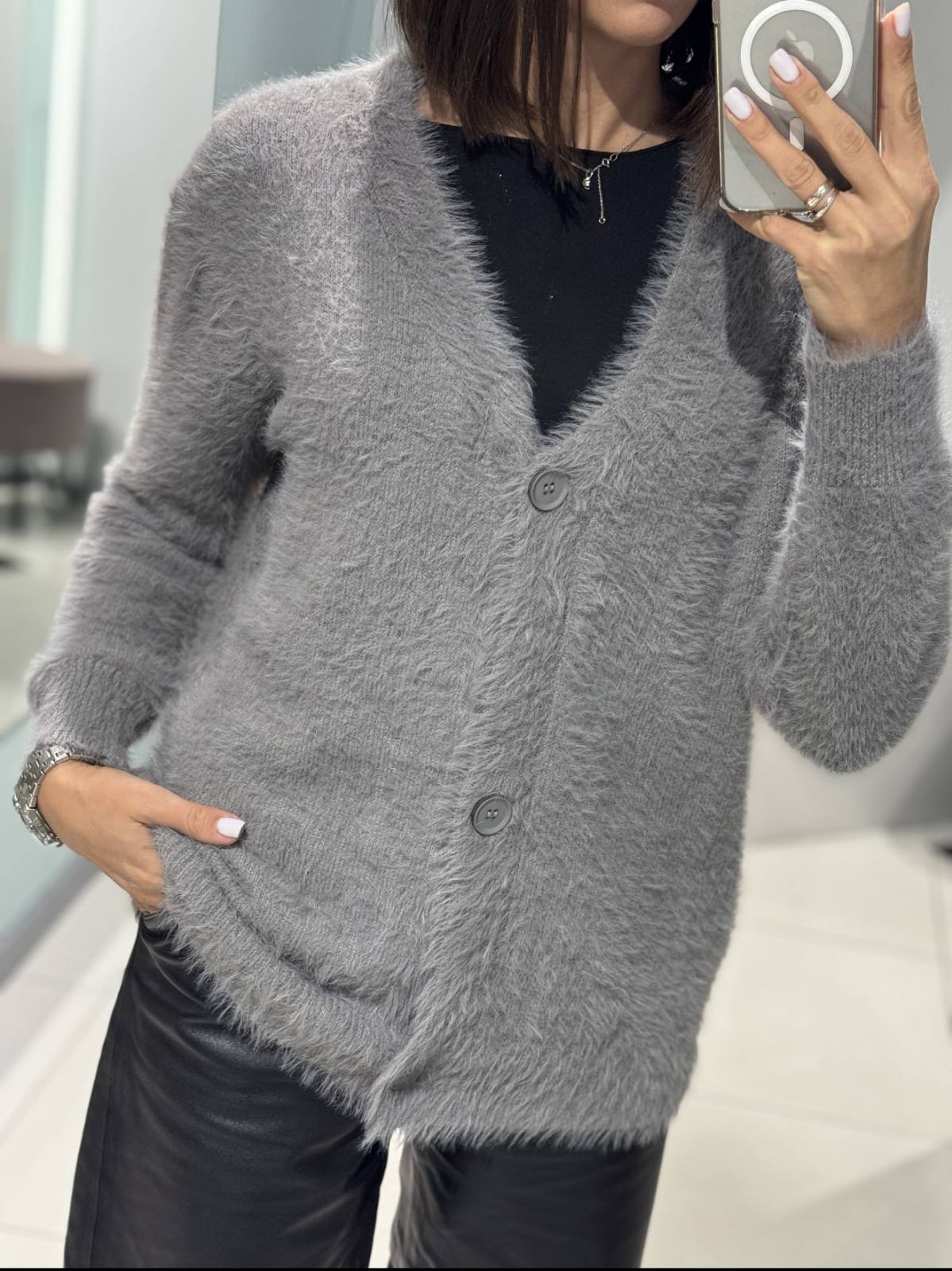 Кофта Comod (one size) 303052 grey (деми)