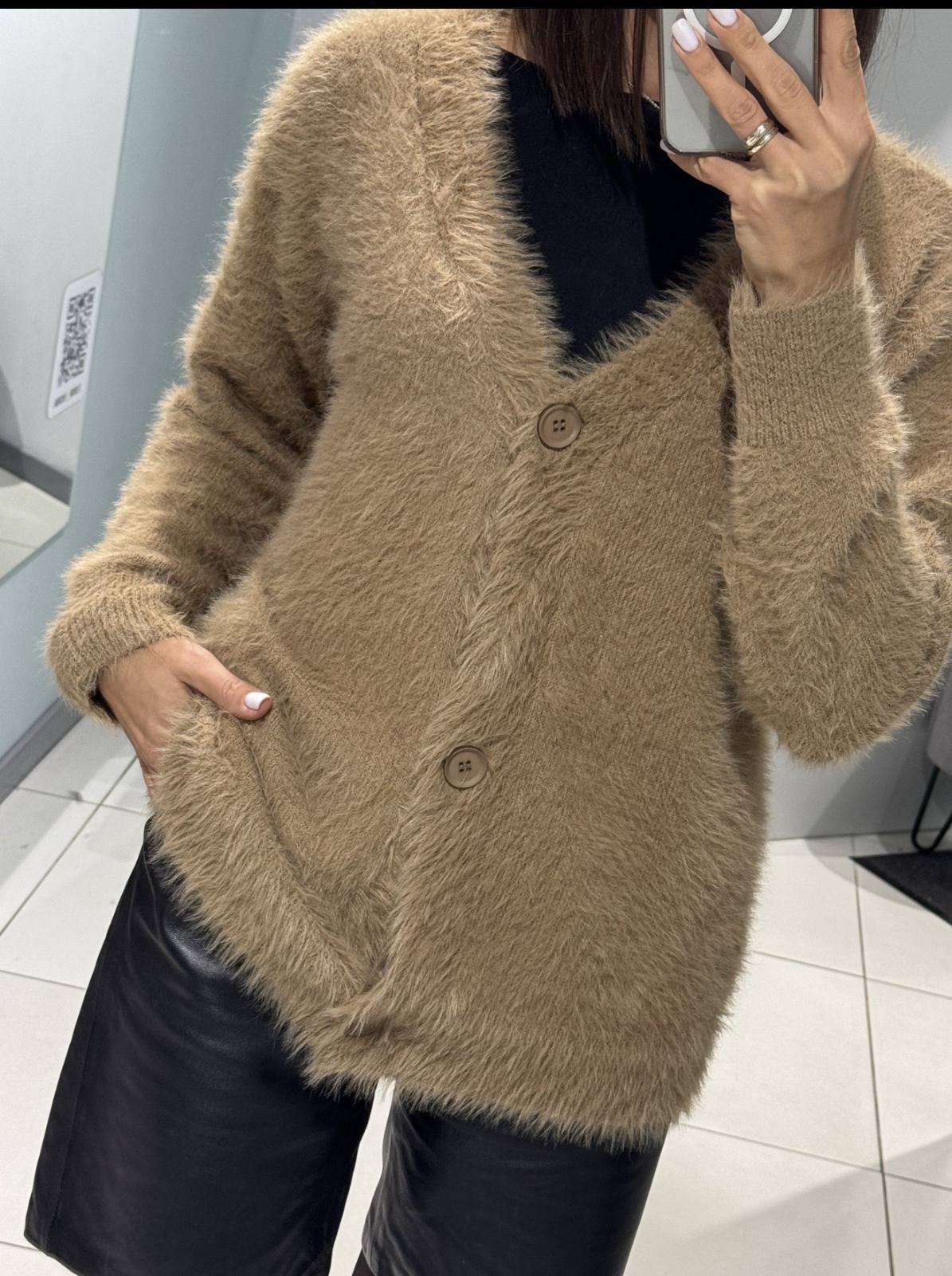 Кофта Comod (one size) 303052 l.brown (деми)