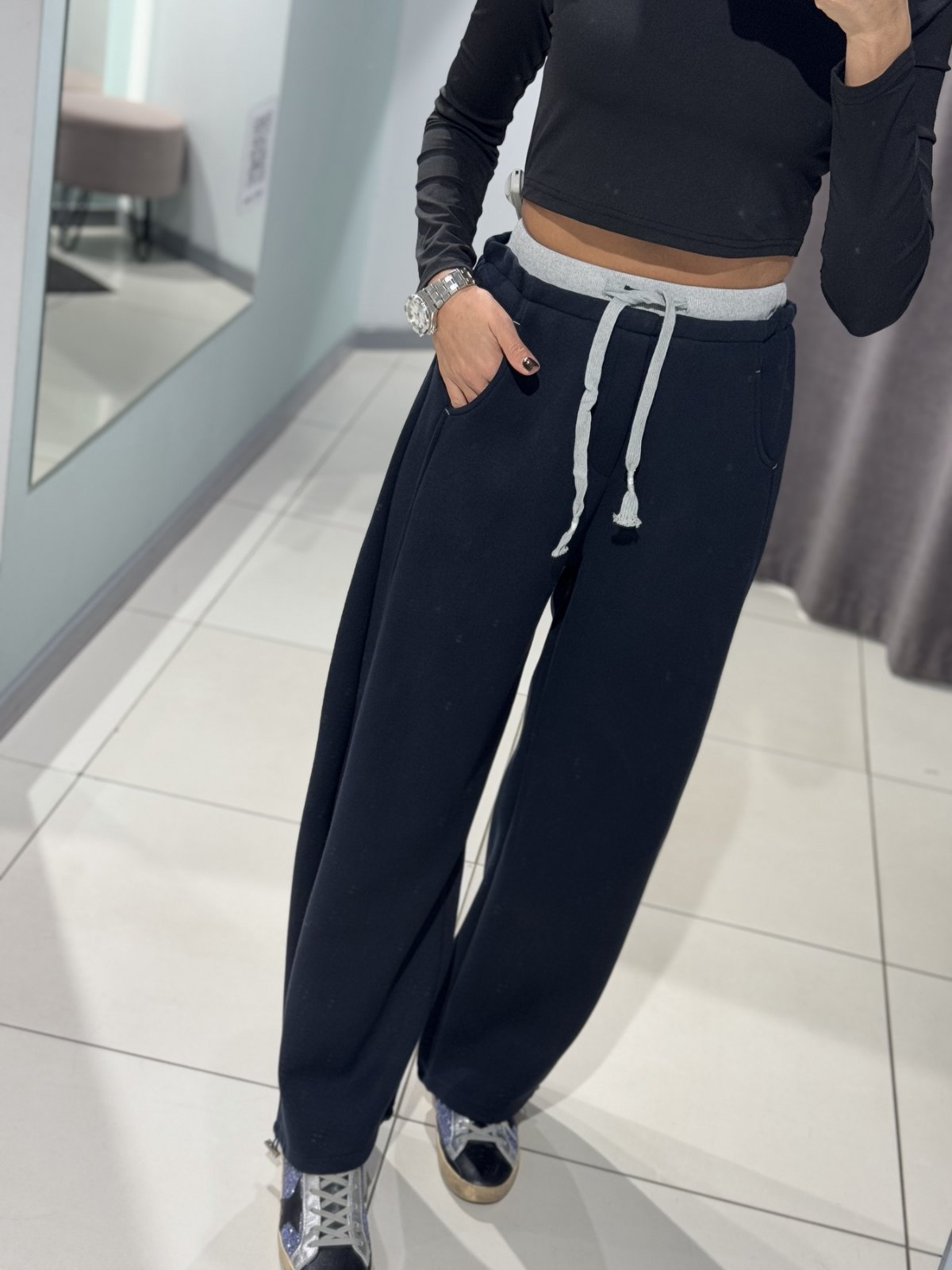 Штаны Comod (M-XL) 5953 black (деми)