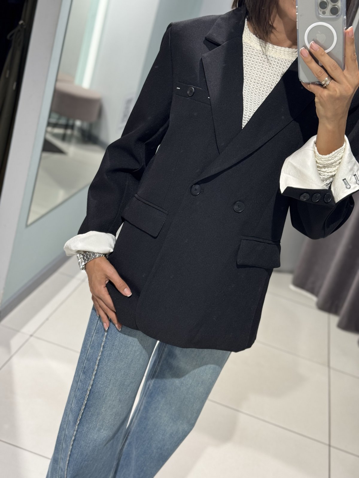 Пиджак Comod (M-L) 9998 black (деми)