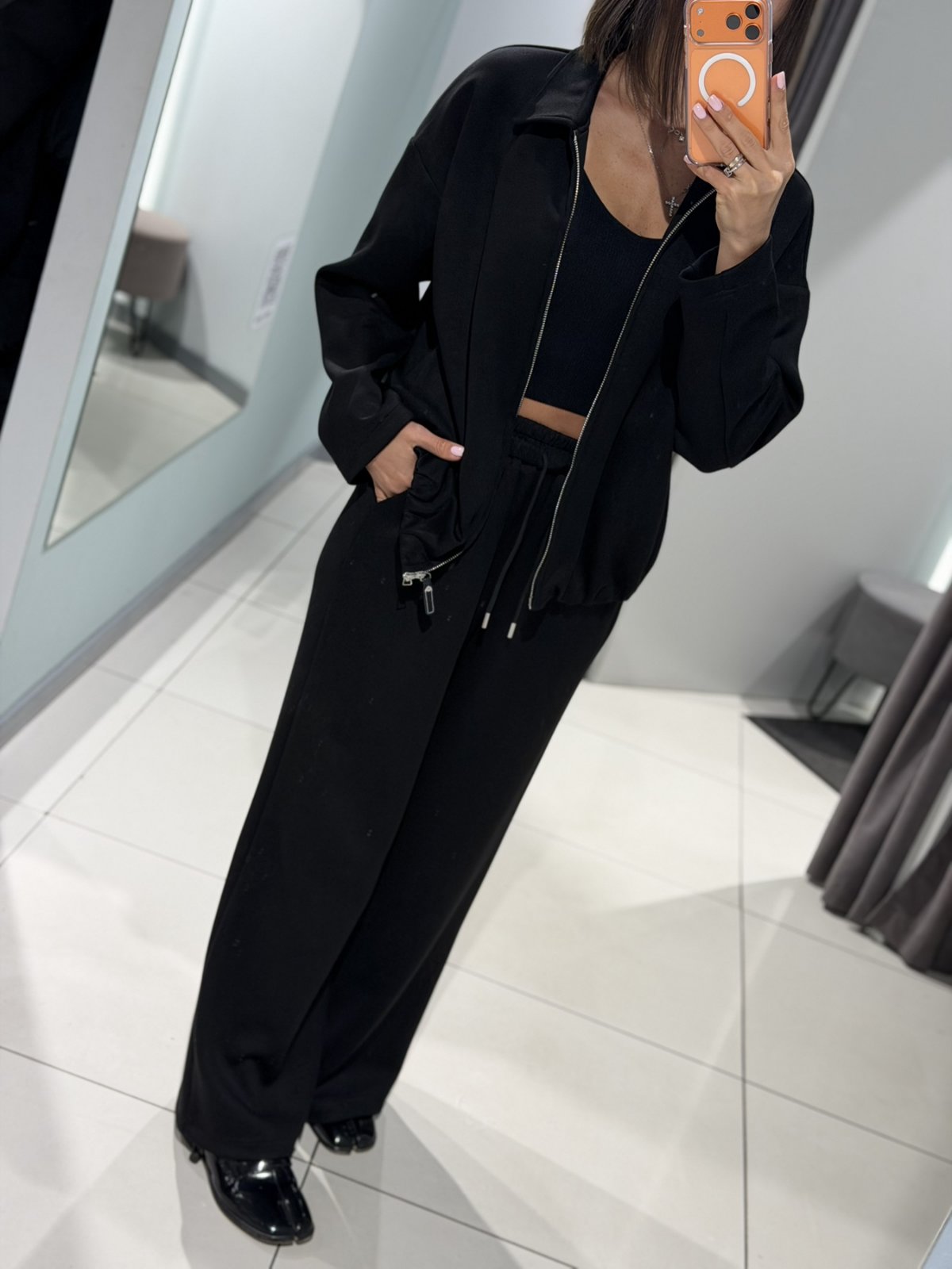 Костюм спорт Comod (one size) H2186 black (деми)