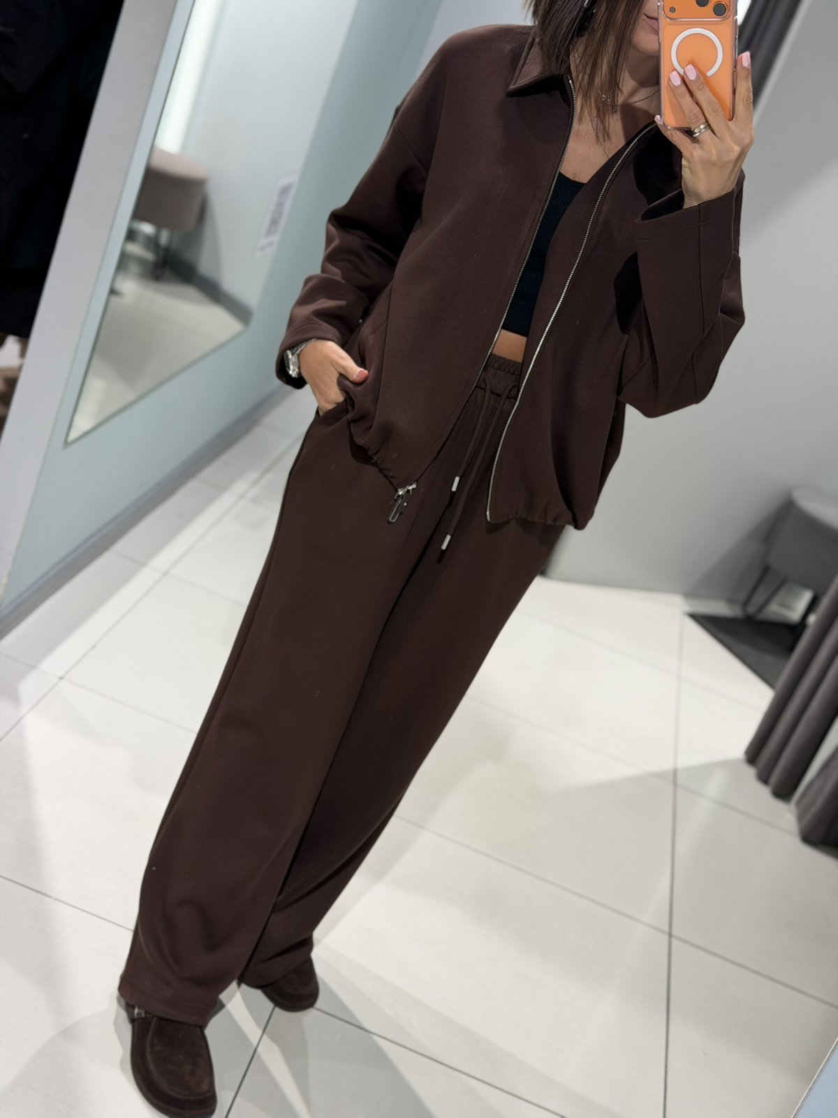 Костюм спорт Comod (one size) H2186 brown (деми)