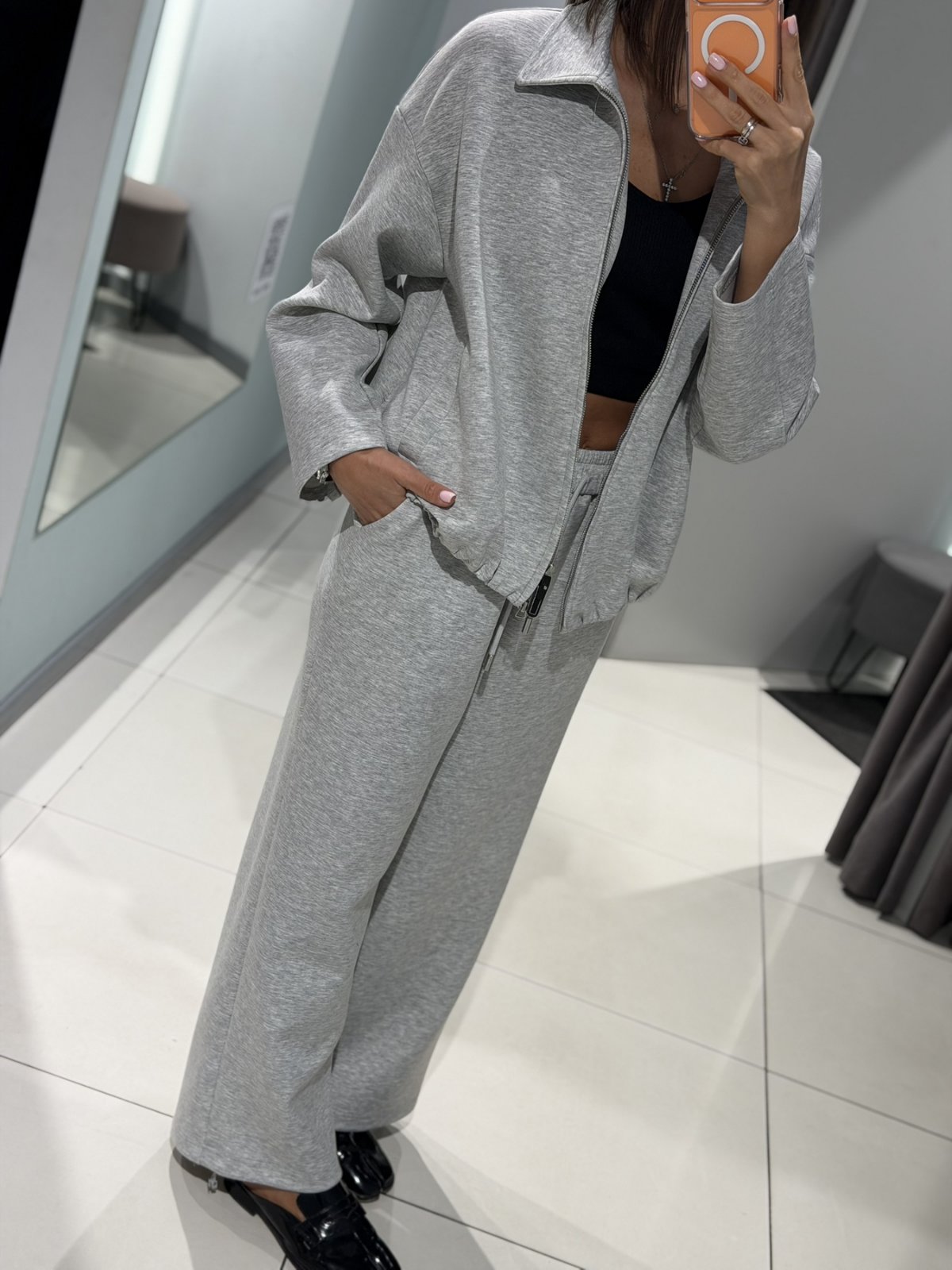 Костюм спорт Comod (one size) H2186 grey (деми)