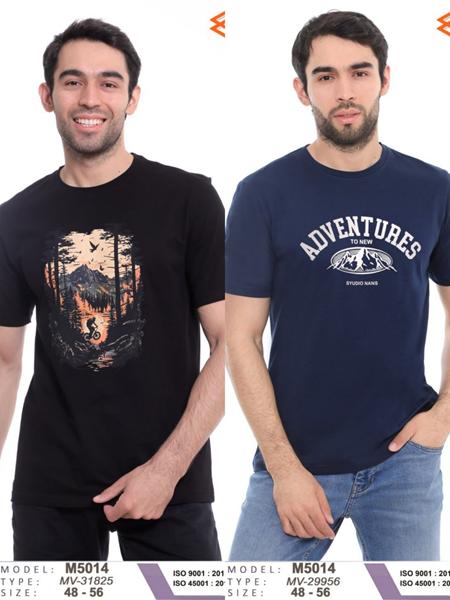 Футболка Samo (48-56) M5014-1 navy (лето)