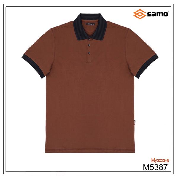 Футболка Samo (48-56) M5387 brown (лето)