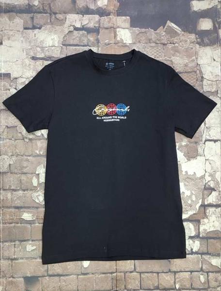 Футболка Samo (M-2XL) M5488R-1 black (лето)