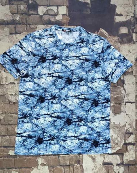 Футболка Samo (M-2XL) M5488R-2 l.blue (лето)