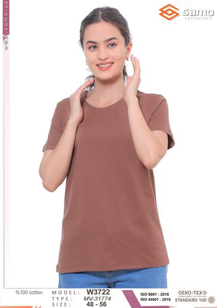 Футболка Samo (48-56) W3722 brown (лето)