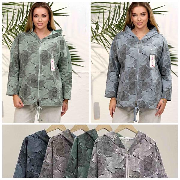 Ветровка Lola (L-3XL) 1002 beige (деми)