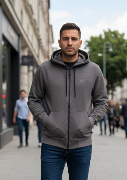 Кофта спорт Delviago (46-54) DL618 grey (деми)