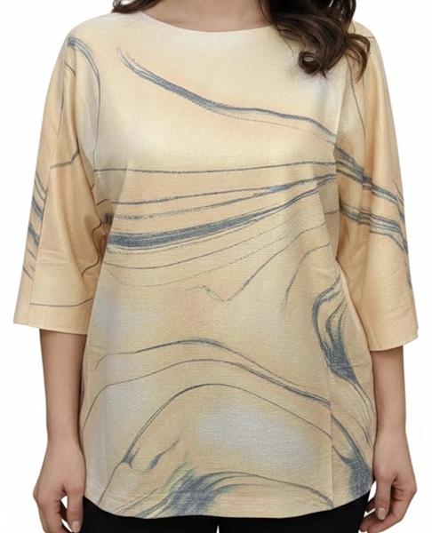 Свитер Elena&Vika (50-58) 26125 yellow (деми)