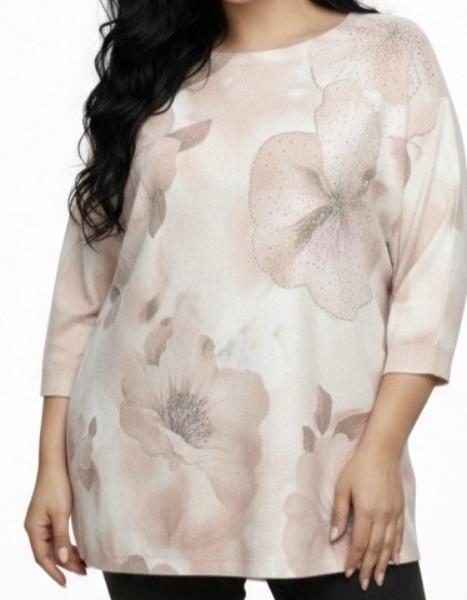 Свитер Elena&Vika (52-56) 26126 beige (деми)