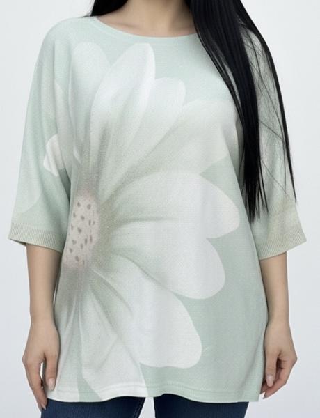 Свитер Elena&Vika (52-56) 26127 mint (деми)