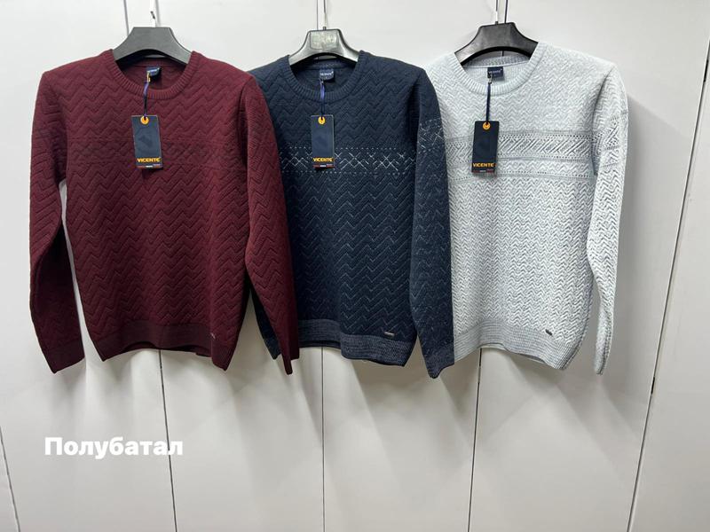 Свитер Navas (L-2XL) NV962 wine (деми)