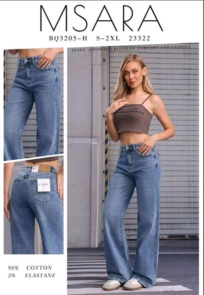 Джинсы Jeans Club (S-2XL) BQ2305H l.blue (деми)