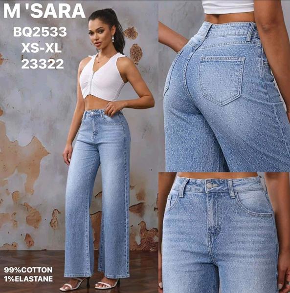 Джинсы Jeans Club (XS-XL) BQ2533 l.blue (деми)