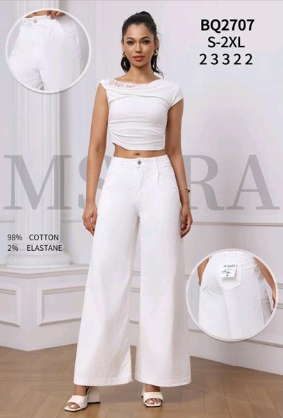 Джинсы Jeans Club (S-2XL) BQ2707 white (деми)