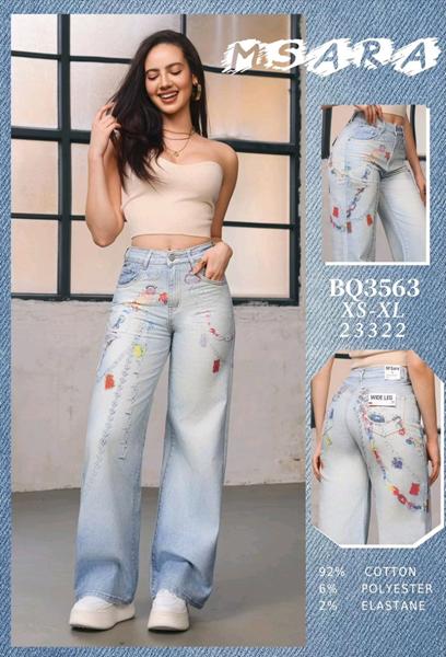 Джинсы Jeans Club (XS-XL) BQ3563 l.blue (деми)