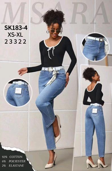 Джинсы Jeans Club (XS-XL) SK183-4 blue (деми)