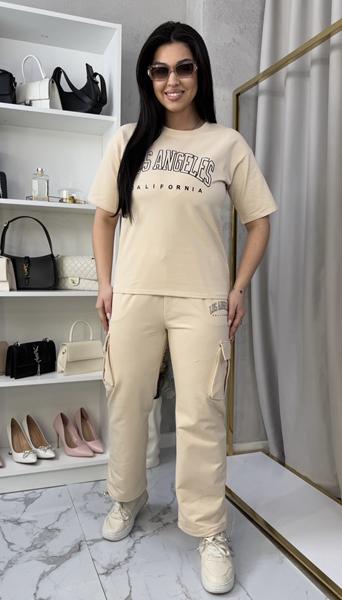 Костюм Katty (M-XL) 104-2 beige (лето)