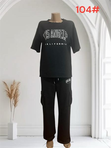 Костюм Katty (M-XL) 104-2 black (лето)