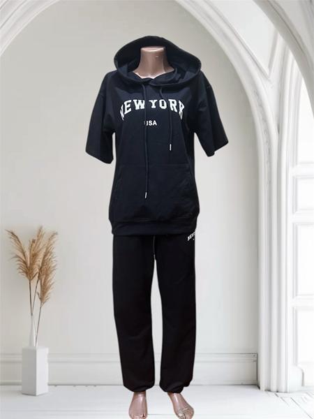 Костюм Katty (M-XL) 105-2 black (лето)