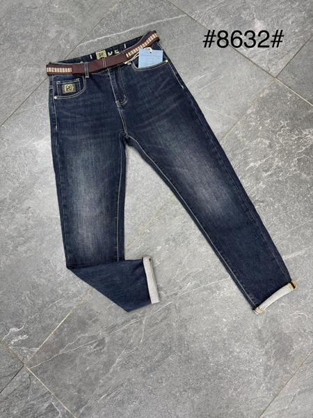 Джинсы F.T.H (29-38) 8632 navy (деми)