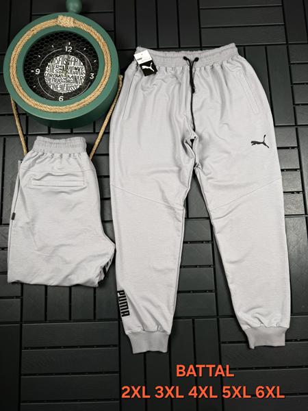 Штаны спорт Hous Of Timur (2XL-6XL) HT258 l.grey (деми)