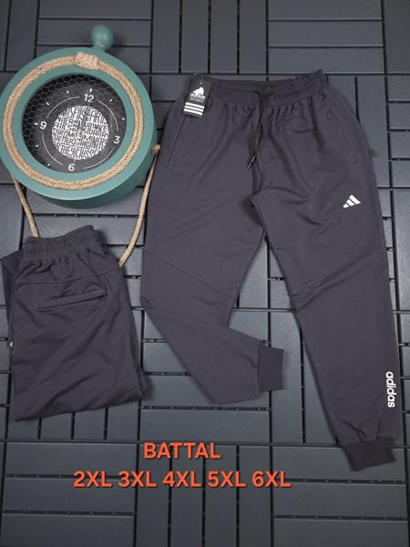 Штаны спорт Hous Of Timur (2XL-6XL) HT265 d.grey (деми)