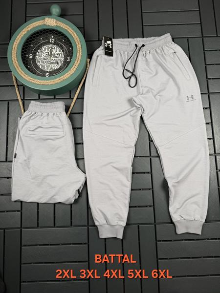 Штаны спорт Hous Of Timur (2XL-6XL) HT269 l.grey (деми)