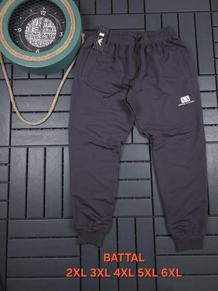 Штаны спорт Hous Of Timur (2XL-6XL) HT270 d.grey (деми)